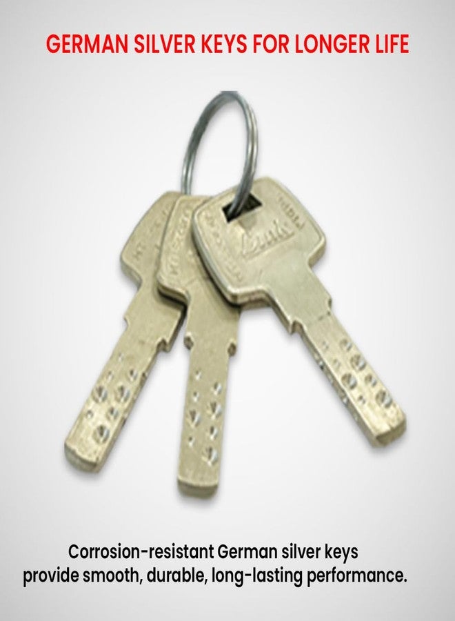 لينك قفل مصراع عالمي من نوع Link NXT، قفل ثقيل للمصراع/الباب الرئيسي مع 3 مفاتيح (75 × 155 مم) - Image 2